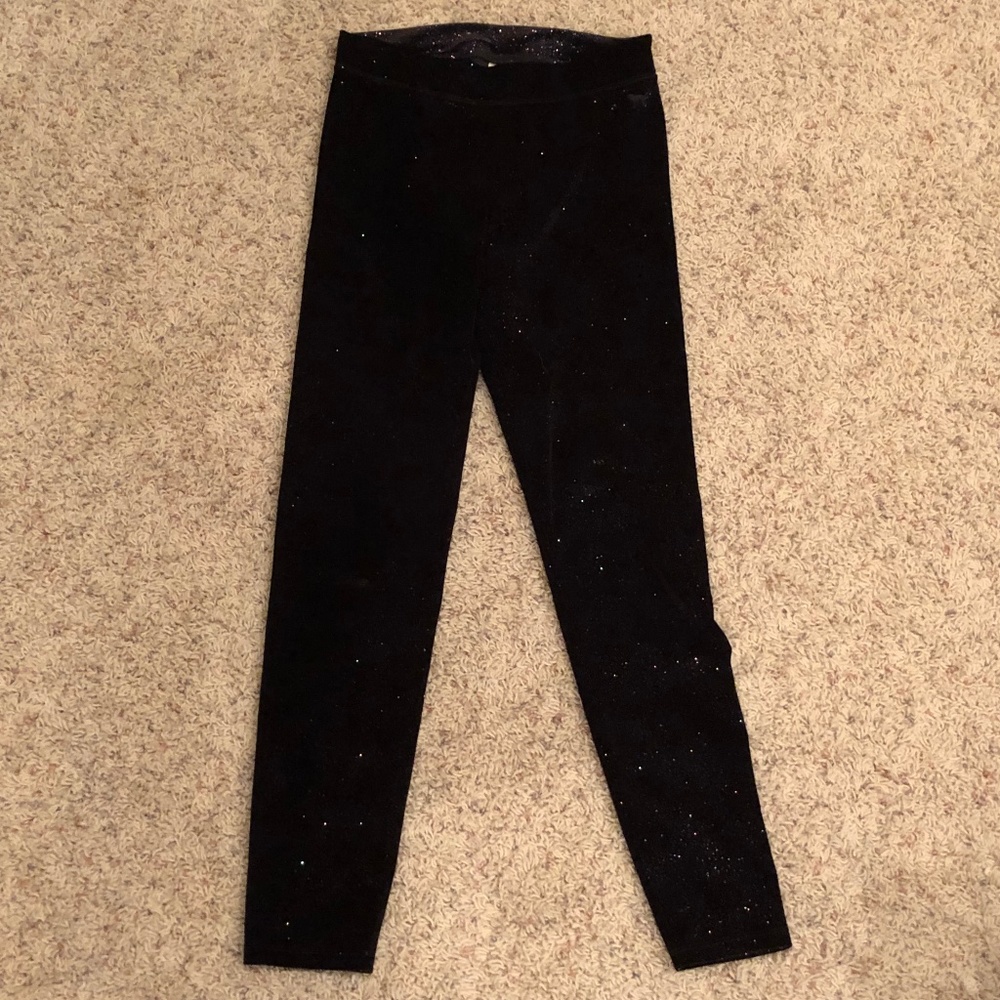 VS Pink Sparkly Leggings